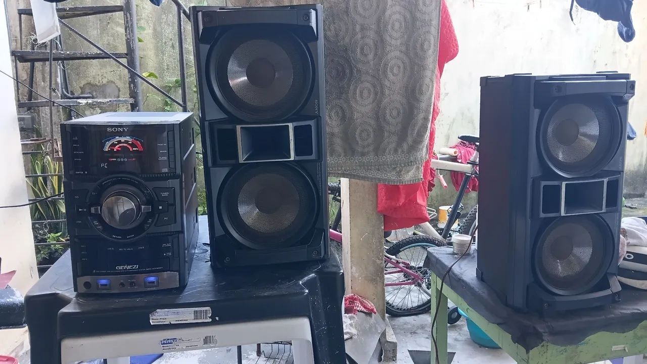 Som da Sony funcionando perfeitamente Bluetooth rádio 