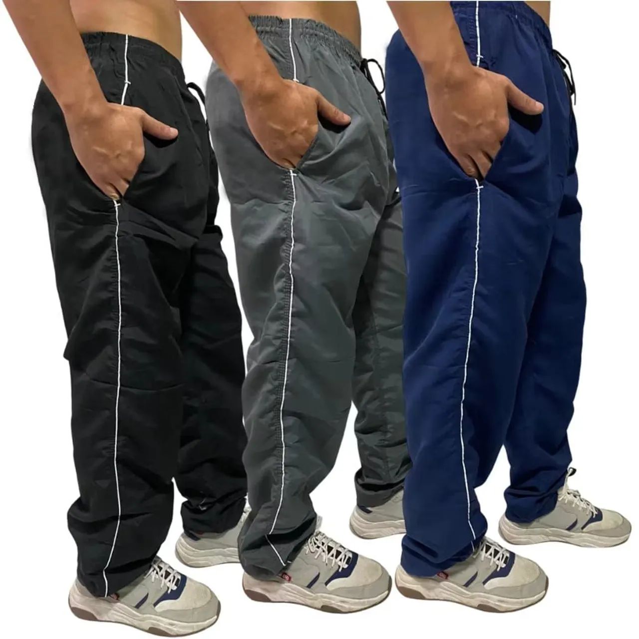 3 calças masculina tactel novas