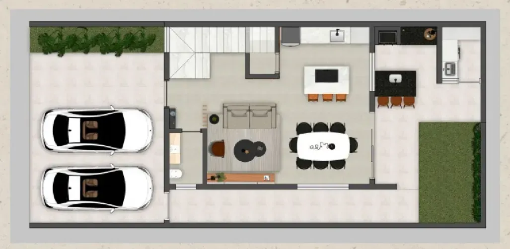 PLANTA 232m²