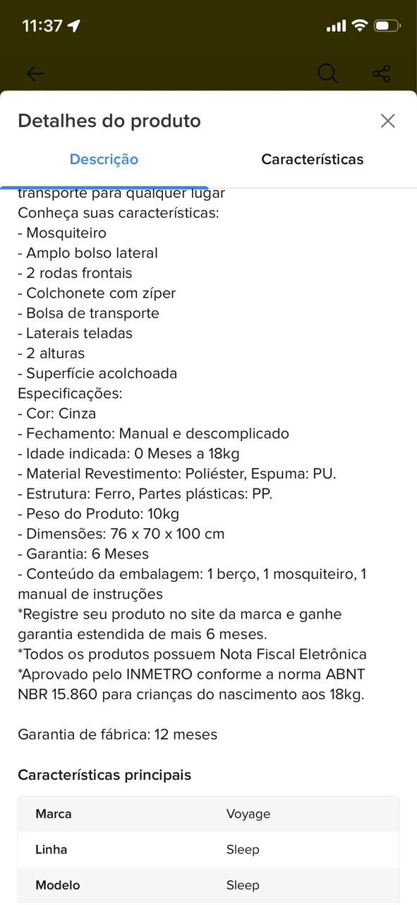 Berço chiqueirinho  - Foto 5