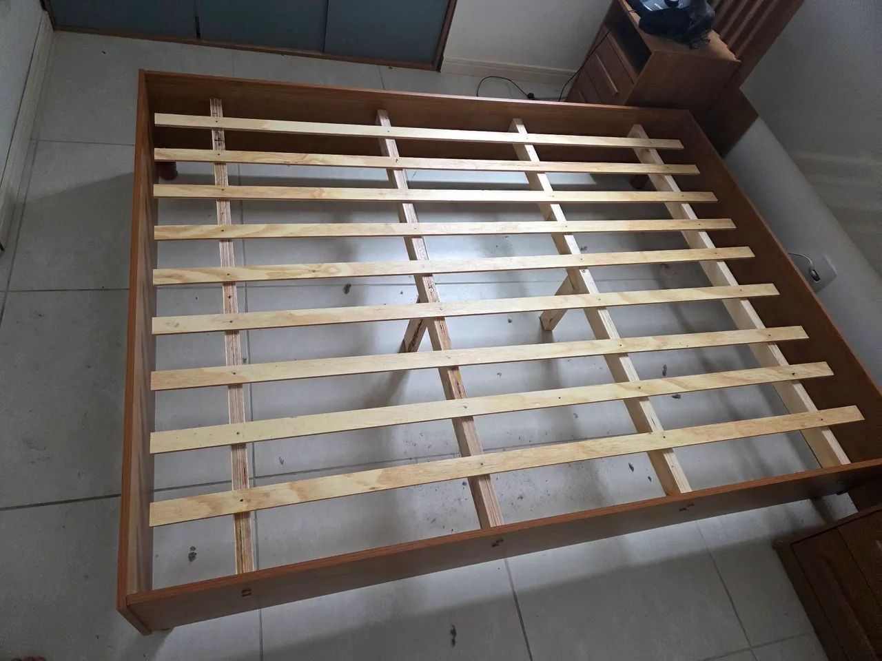 Cama de Casal Praticamente Nova (1 Mês de Uso) - Foto 2