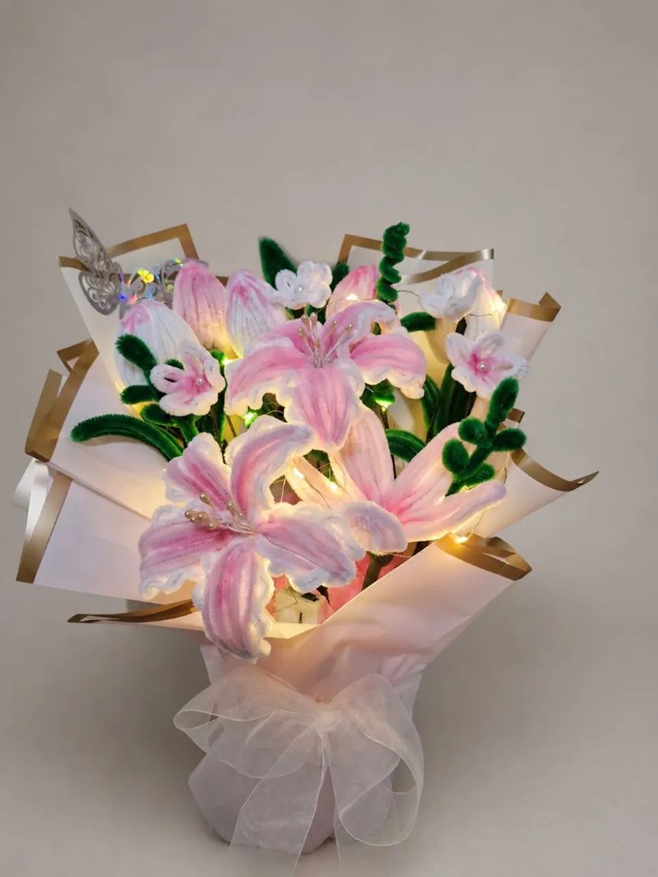 Flores/ buquê de chenille - Foto 4