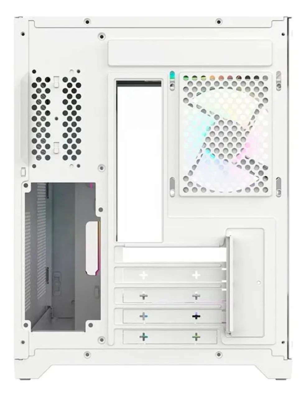 Gabinete PC acegeek branco (sem fans) - Foto 4