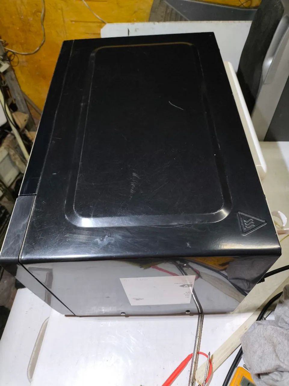 Microondas preto Philco 18 litros  - Foto 4