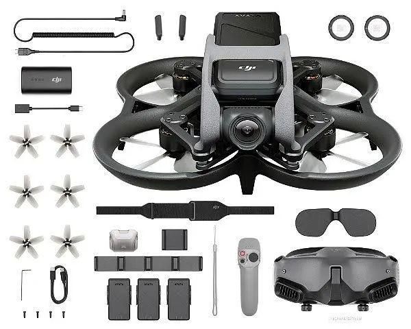 DJI Avata Pro view combo - goggles 2 c/ 3 baterias 