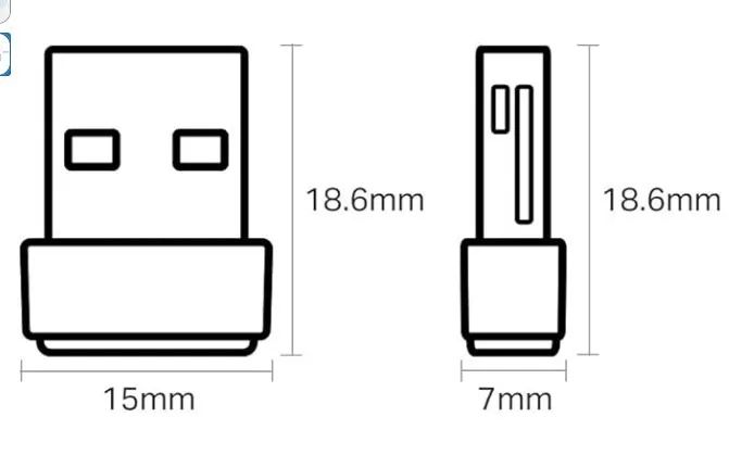 Adaptador Wireless Usb TP-LINK AC600 - Foto 2