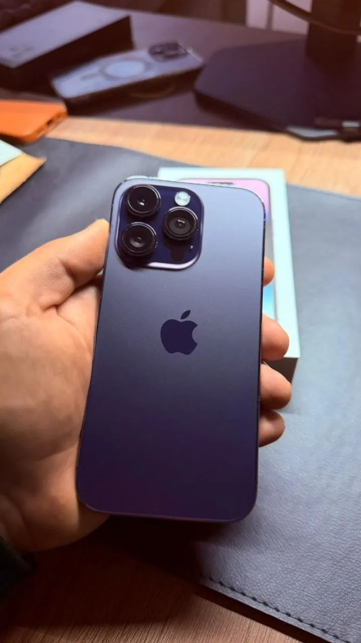 iPhone 14 Pro Deep Purple 256GB - 10X SEM JUROS - Impecável