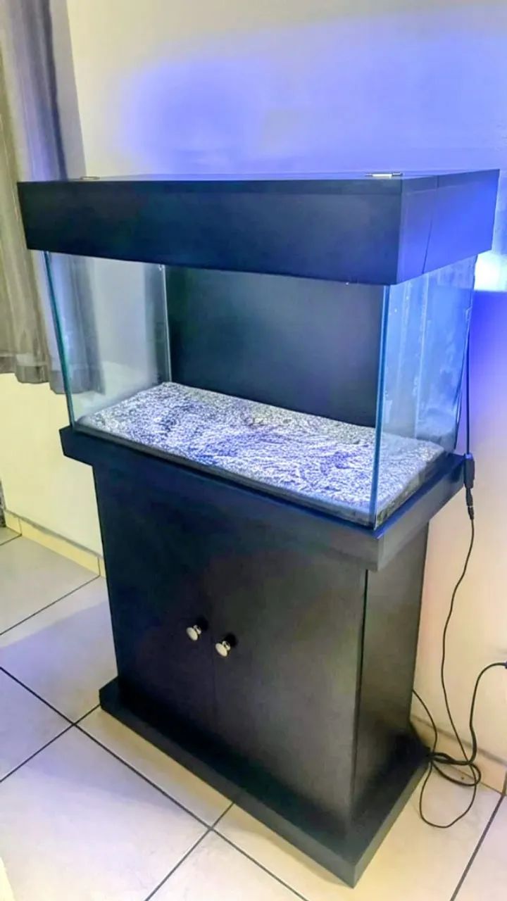 Aquário com móvel (84 litros)