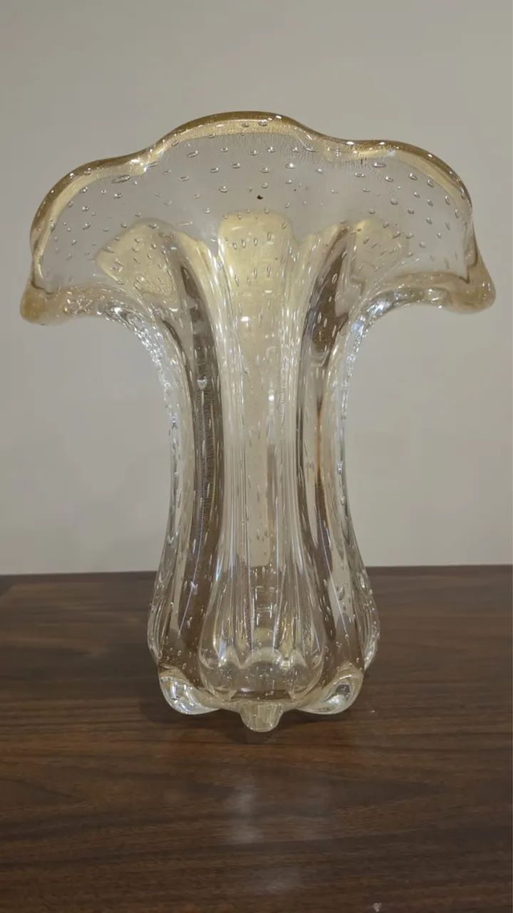 Lindo vaso de Murano 