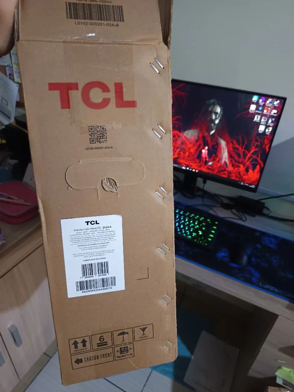 Monitor Gamer TCL 25 Polegadas QLED Mini LED Full HD 300Hz - Foto 3