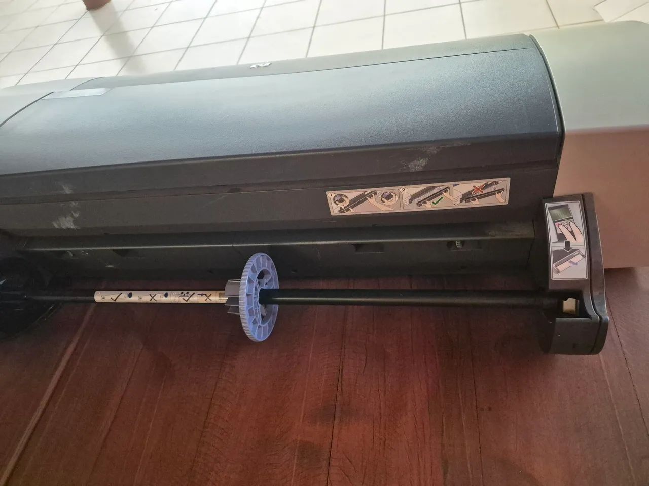 Impressora plotter HP para retirar peças  - Foto 4