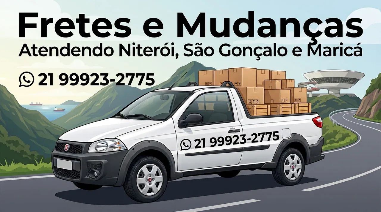 Fretes e mudanças em Niterói e região  ( 12 X no cartão) 