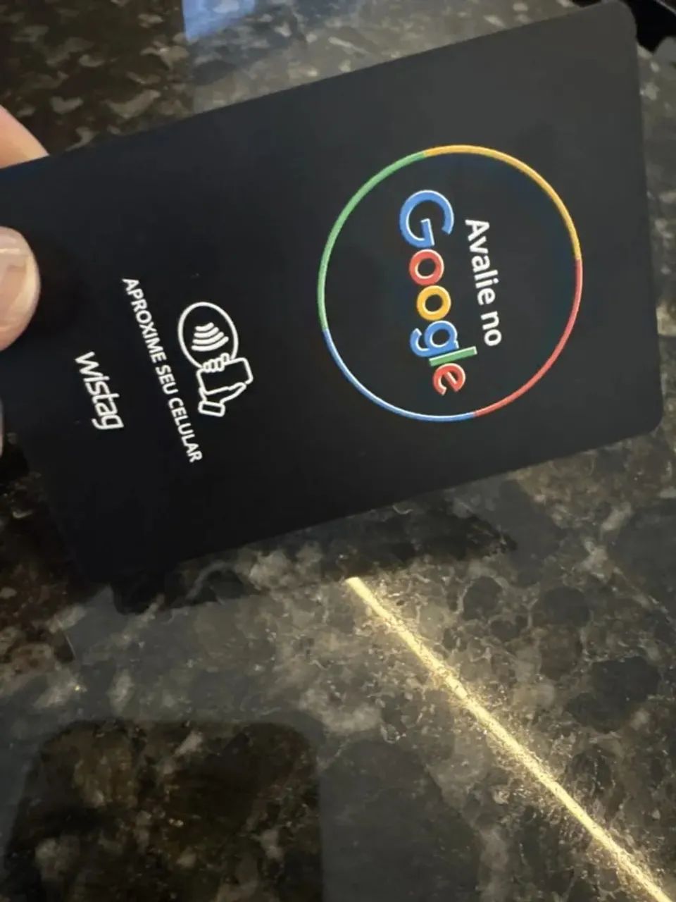 Cartão de Feedback Google com NFC e Código QR Novo - Foto 2