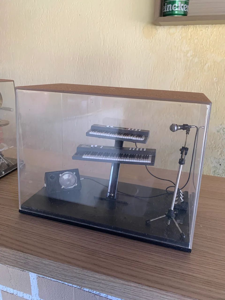 Mini bateria e Mini teclado  para decoração  - Foto 5