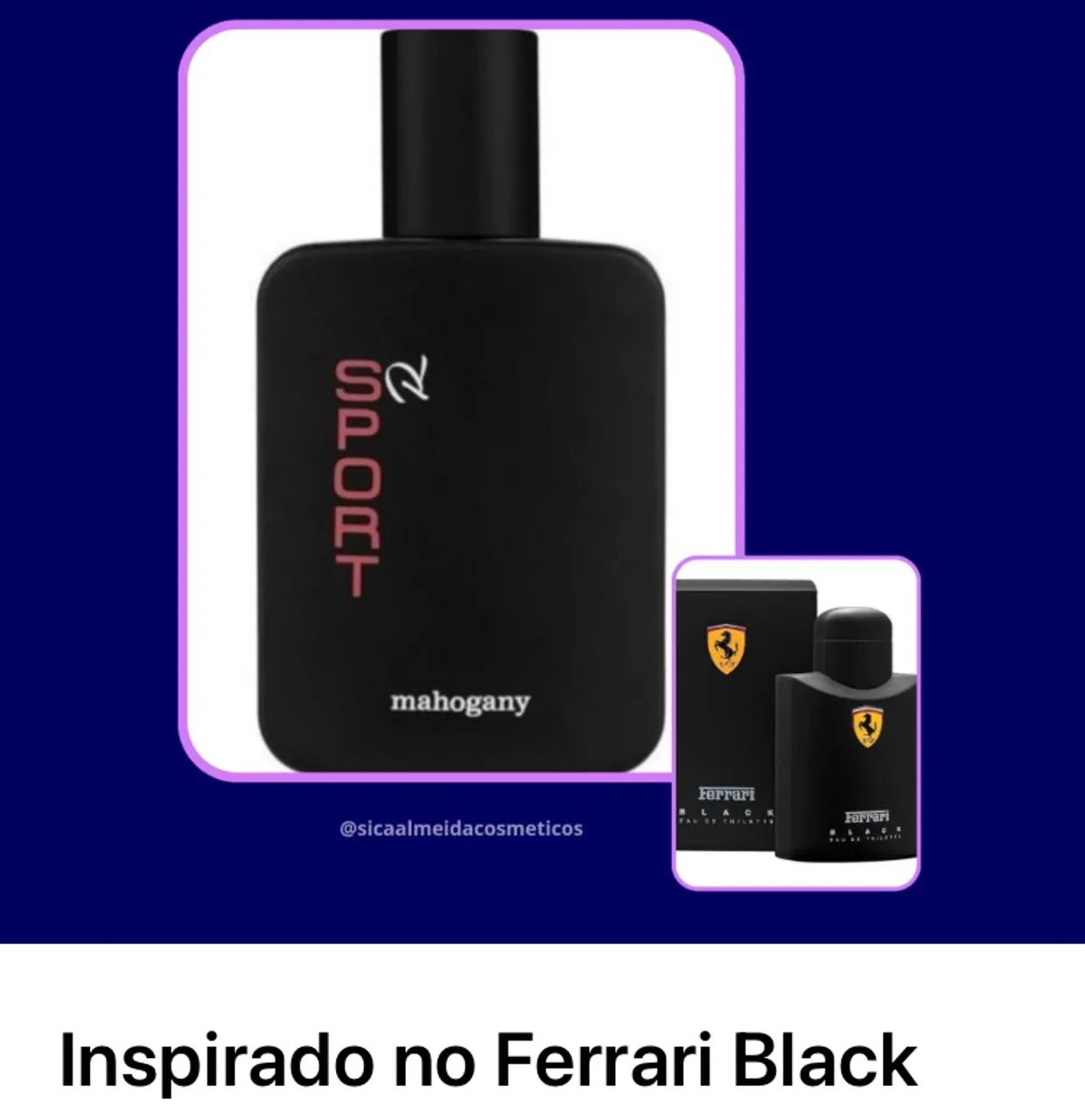 COLÓNIA MASCULINO MAHOGANY  - Foto 5