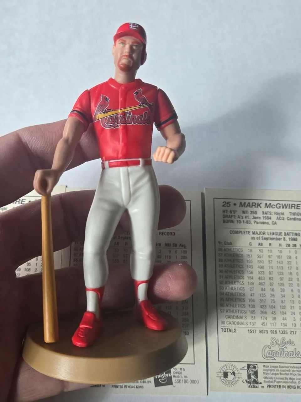 bonecos beisebol mark mcgwire cardinalscom cards - Foto 5