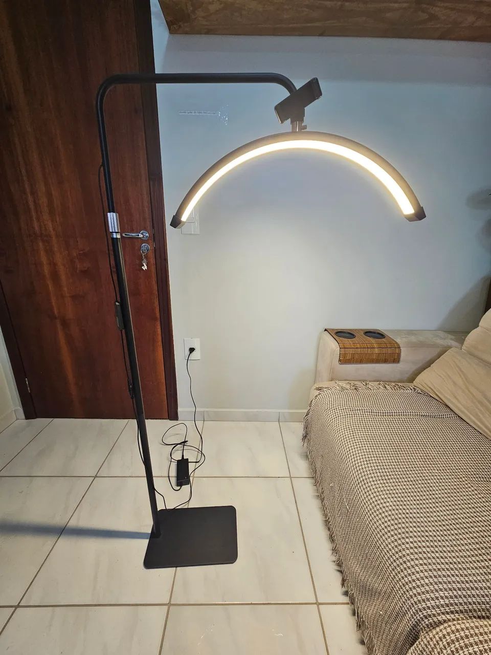 Ring light meia lua 