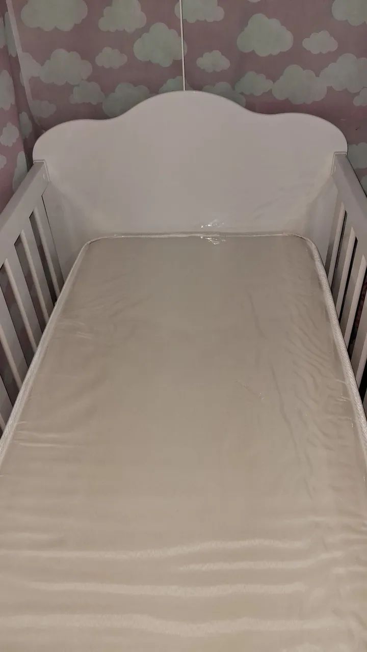 Vende-se berço 2 em 1 e colchão  - Foto 2
