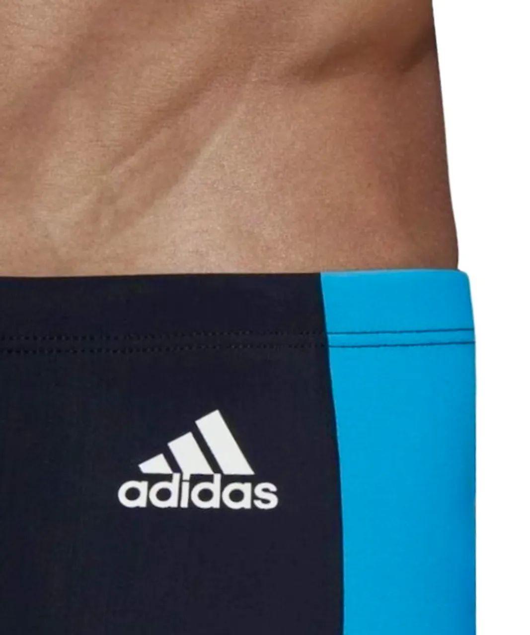 Sunga ADIDAS, NOVA. Cor Preto com recortes em Azul. - Foto 3