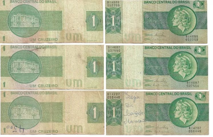 Notas Antigas CRUZEIROS - Foto 2