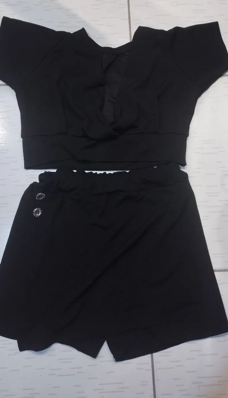 Cropped e short tamanho G1 - Foto 5