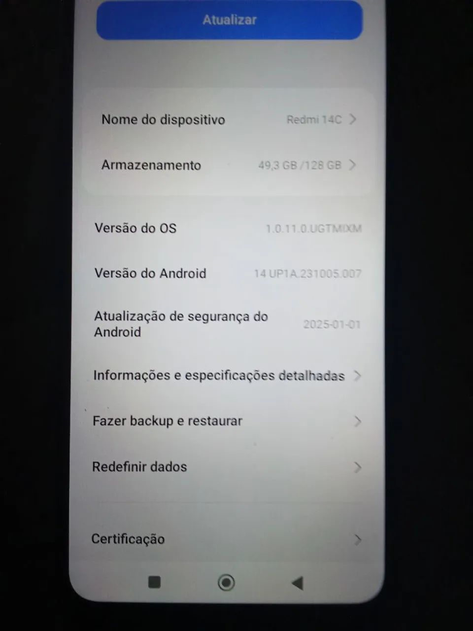 Redmi 14c novo na caixa 