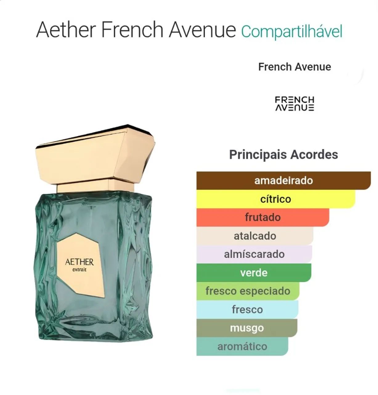 AETHER EXTRAIT FRENCH AVENUE - 100% original - lacrados  - Foto 2