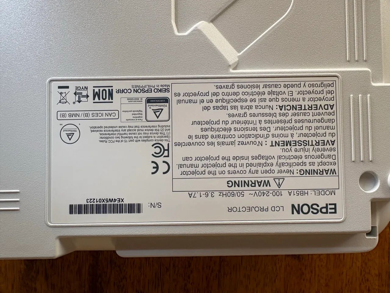 ? PROJETOR EPSON POWERLITE E24 Novinho  - Foto 5