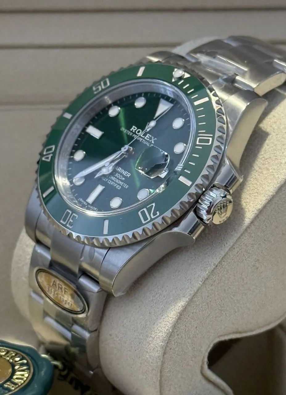 Relógio Estilo Submariner Hulk Automático - Safira e Aço Inox Super ETA  - Foto 4