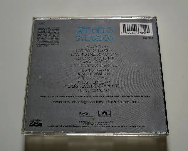 CD Bee Gees - 2 Years On  - Polydor Poltgram - Ind. Brasileira - Foto 2