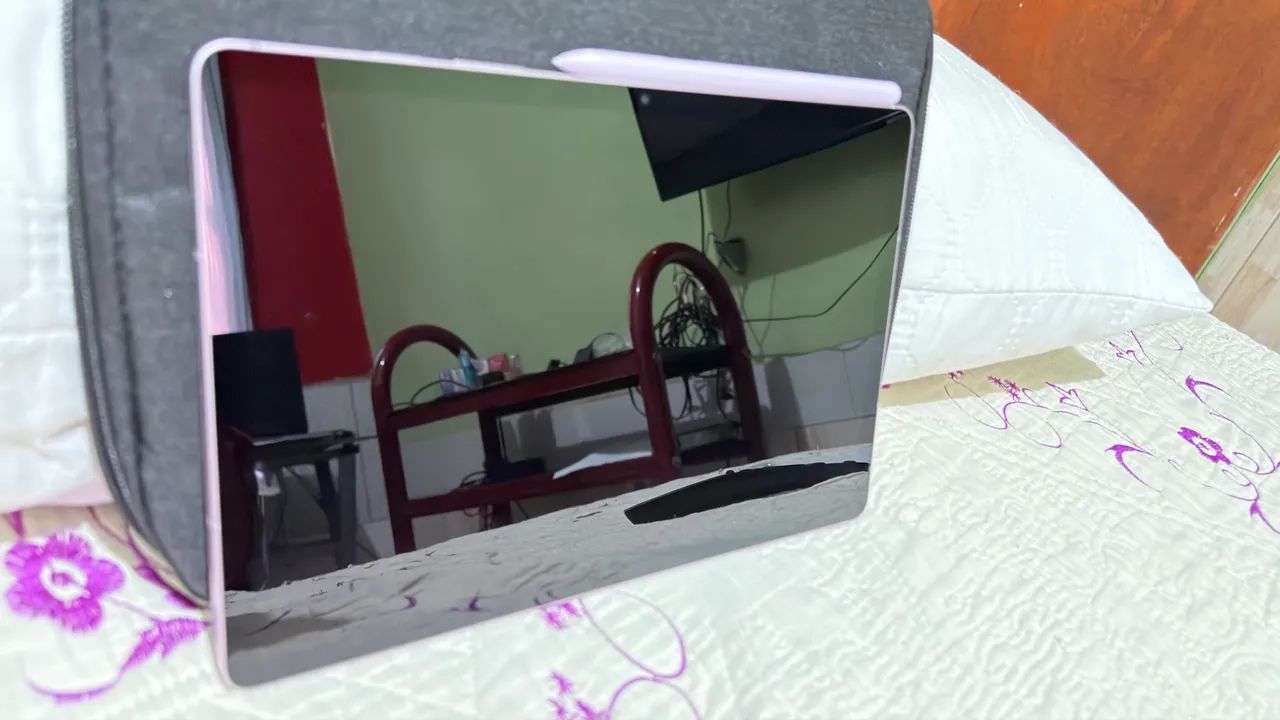 Samsung Galaxy Tab S9 FE 128 GB Wi-Fi - Lilás - Foto 4