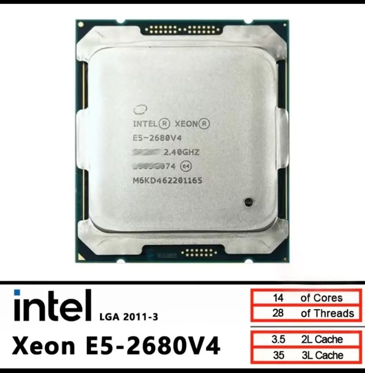 Processador Intel Xeon E5 - 2680 v4
