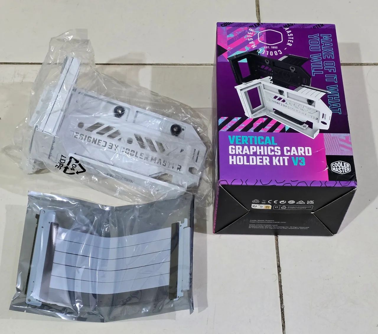 Suporte Vertical Cooler Master V3 BRANCO