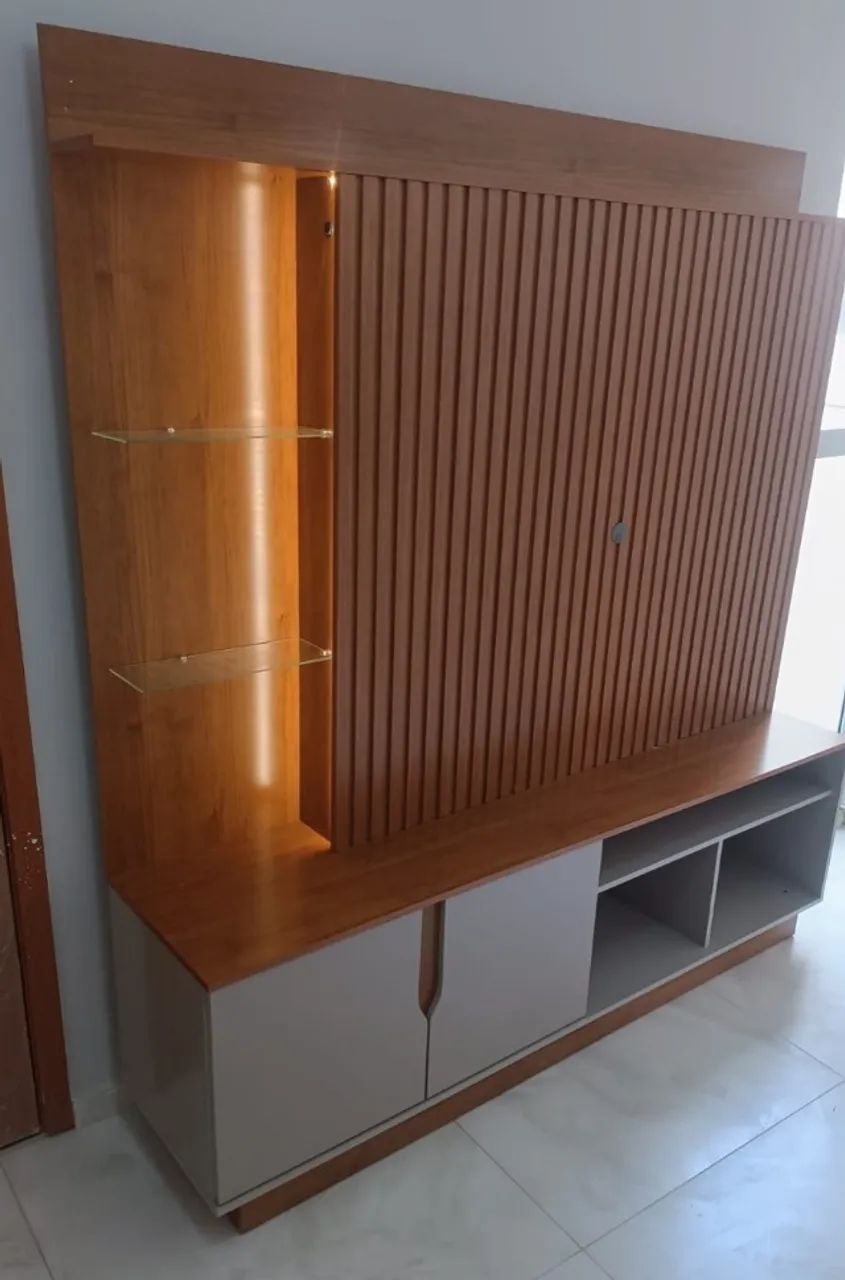 Home P/TVs Até 60 Polegadas C/LED 1.82M. Produto Novo Direto de Fábrica P/Sua Casa. - Foto 4