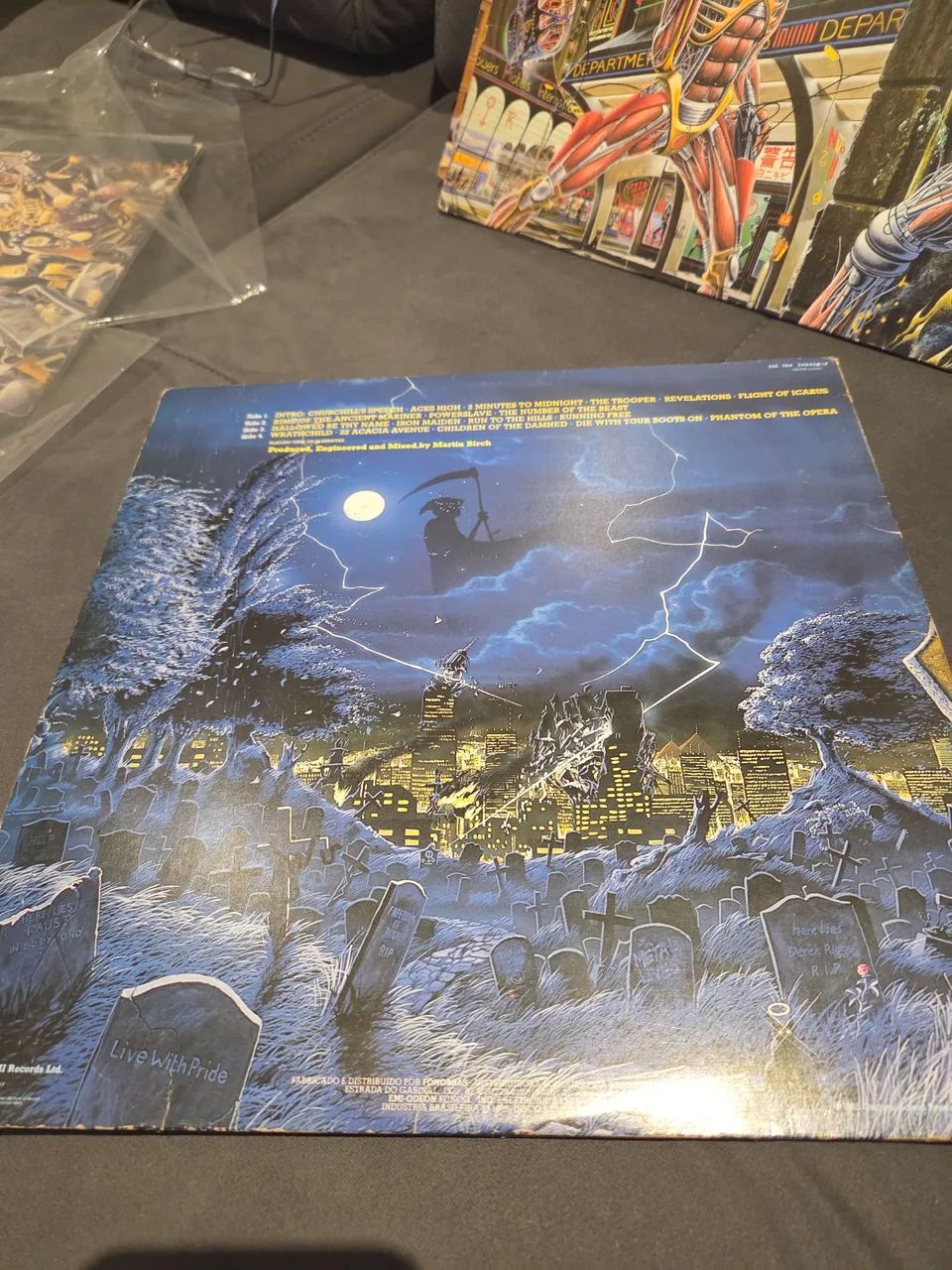 LP IRON MAIDEN LIVE AFTER DEATH - DUPLO - BOM ESTADO - Foto 2