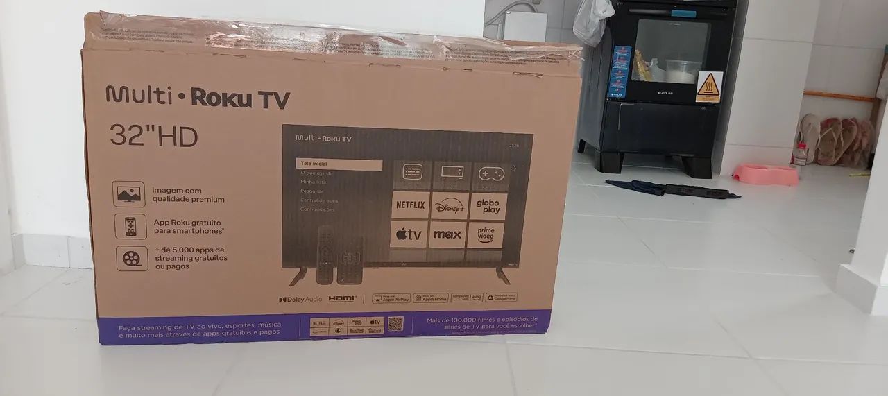 Caixa vasia de TV 32 polegada  - Foto 2