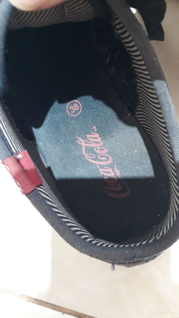 Tênis Coca Cola Couro Original 38  - Foto 4
