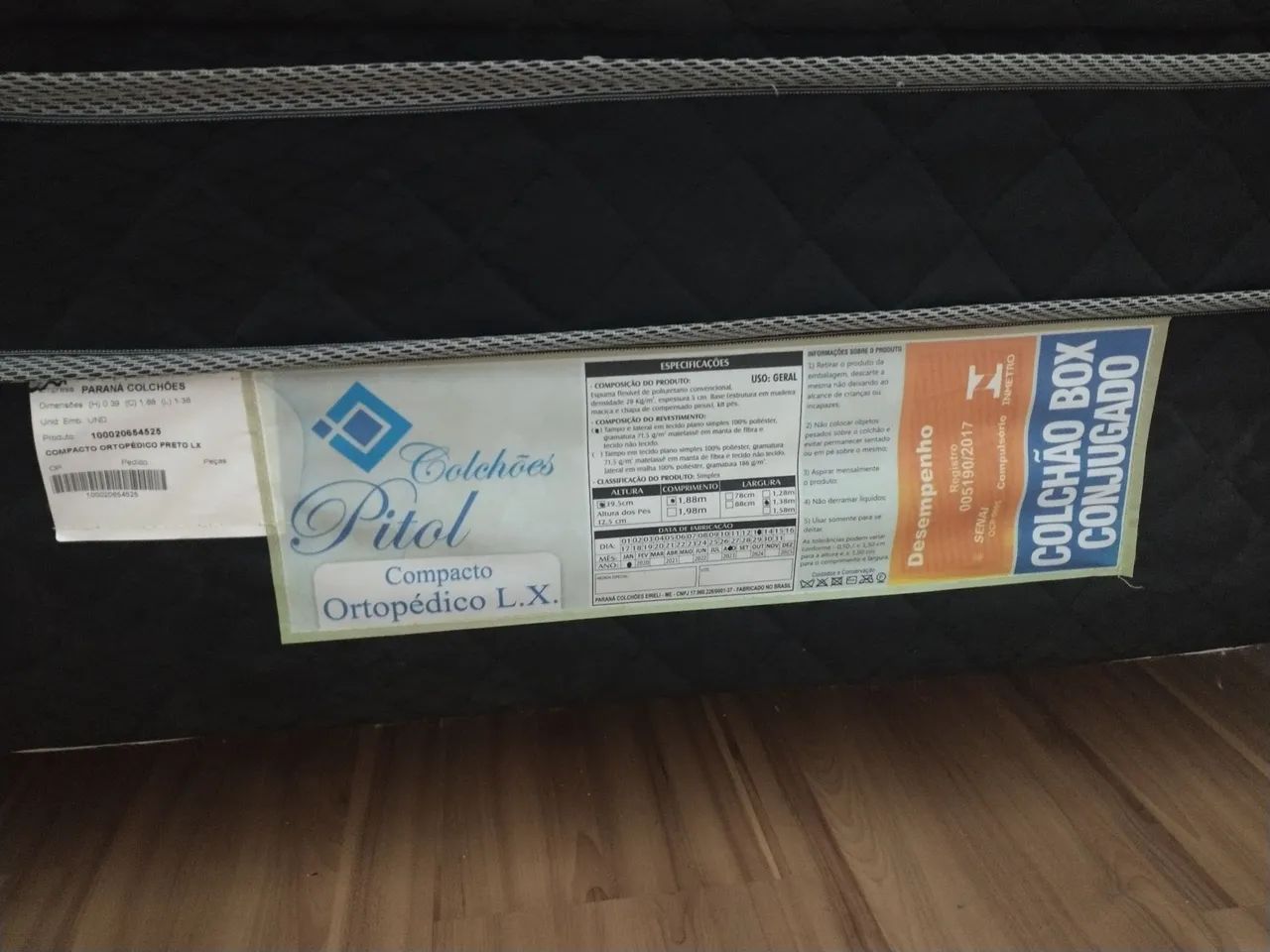 Cama box + colchão ( Semi-novo) - Foto 4