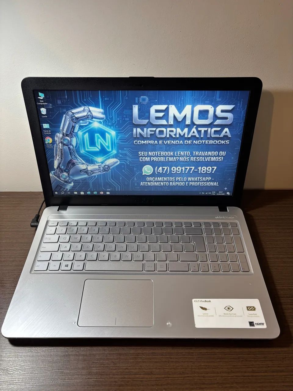 Notebook Asus i3 7- Ssd 128GB 4GB ram Ddr4