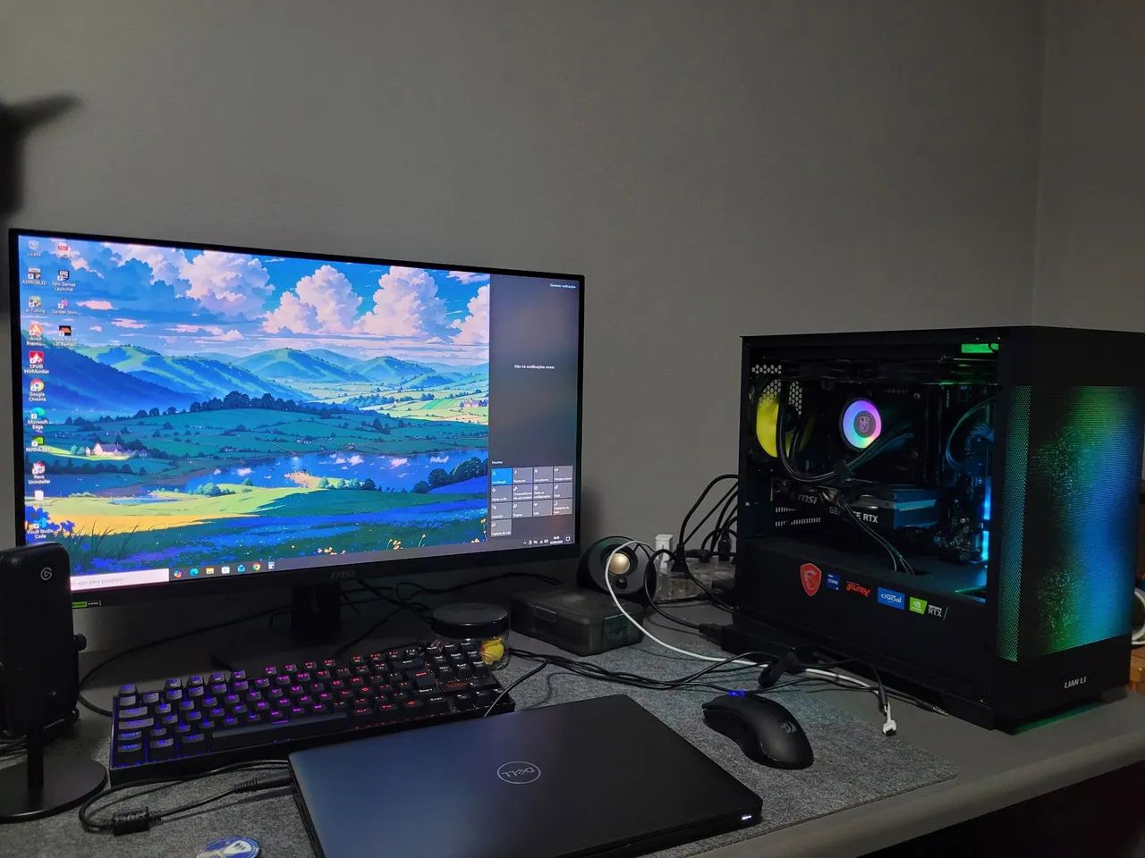 Urgente! PC Gamer completo. i7 11700f + RTX 3050 - Foto 4
