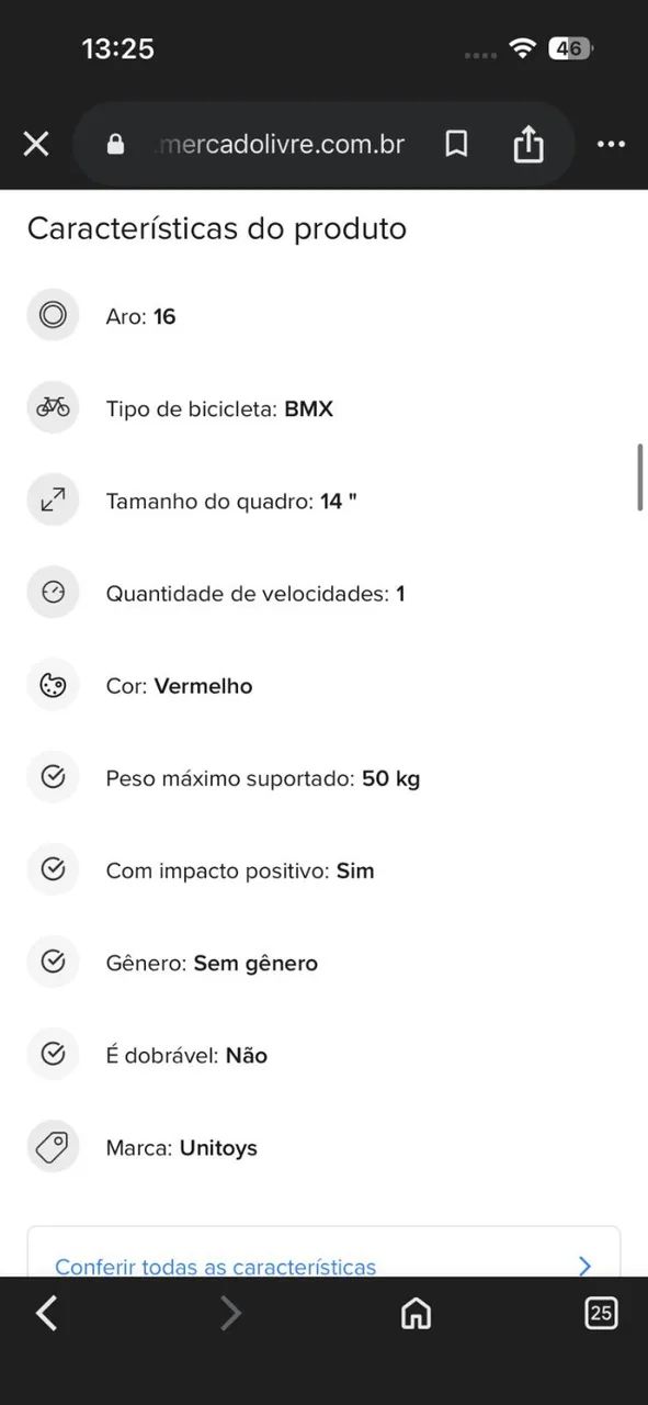 Bicicleta infantil aro 16 - Foto 2
