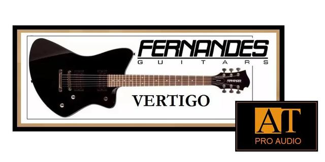 Guitarra Fernandes Vertigo X Bk Preta linda no mostruário da Loja instrumento novo!