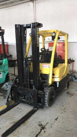 Empilhadeira hyster h50ct ano 2010 triplex com deslocador