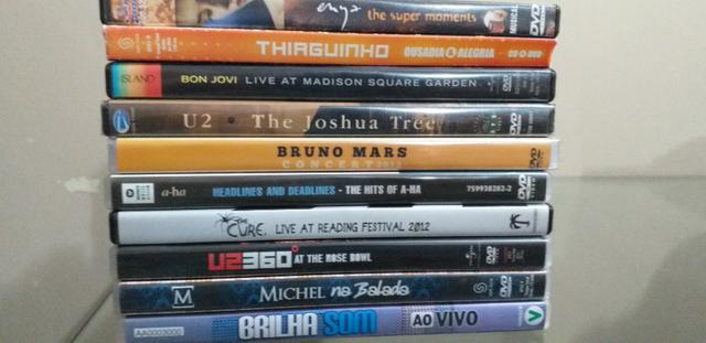 10 dvds musicais todos originais - Foto 3