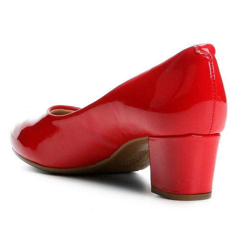 Scarpin Beira Rio Salto Baixo Conforto ? Disponível nas cores vermelho, bege e preto - Foto 4