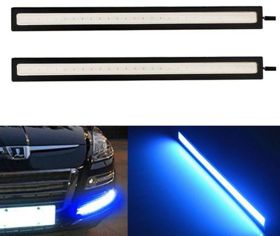 COD-CP235 Kit 2Unid. Barra De Led Cob 17cm Azul 12v Arduino Automação Robotica