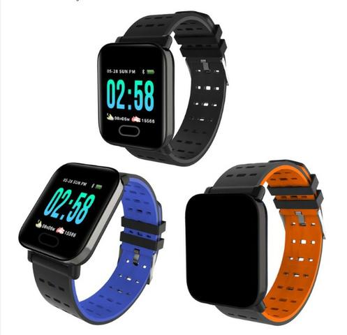 Relogio Esportivo A6 Fitness a prova d'água 2 pulseiras - Foto 6