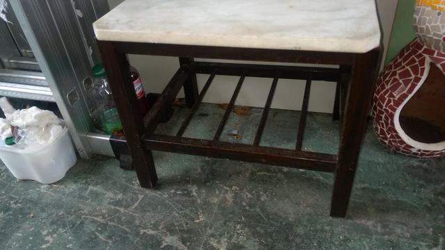 Mesa Canto Tampo Mármore - Foto 2
