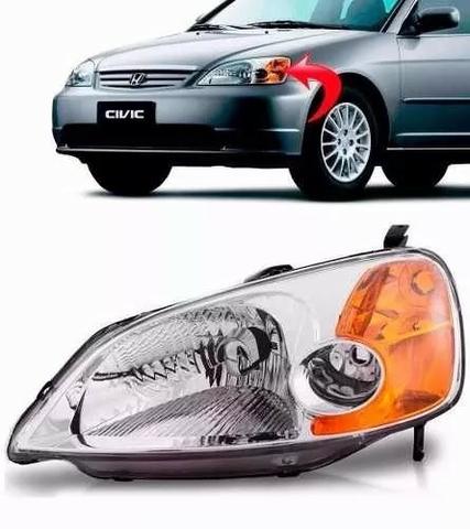 Farol Honda Civic 2001 2002 2003 Esquerdo Seta Ambar