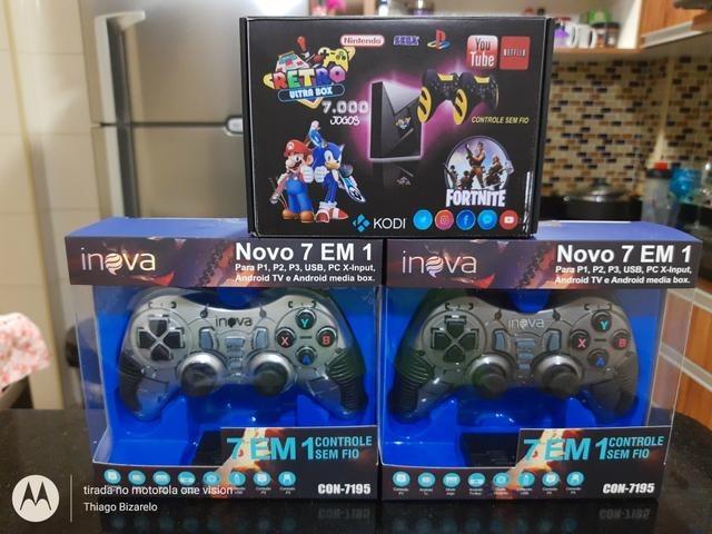 Video game retrô ultra box + 2 control s/ fio